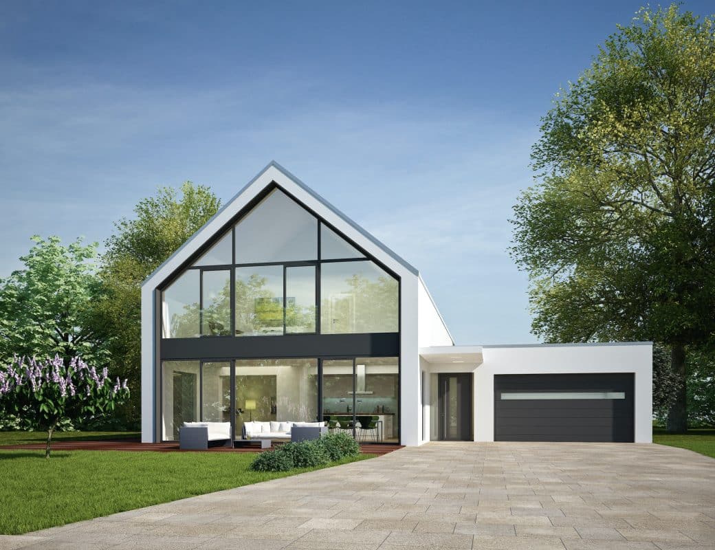 modern house glazing